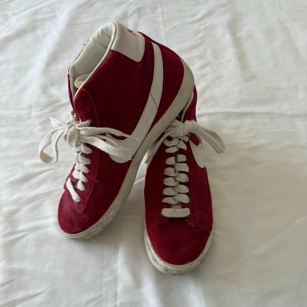 Nike Blazers in Red